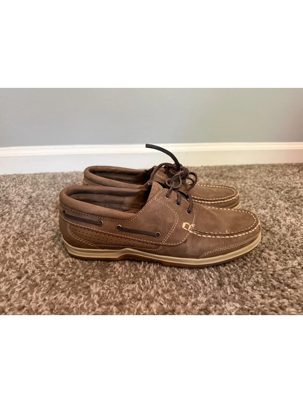 New Island Stag Helm Boat Shoes Men’s 8